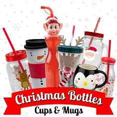 Christmas Bottles, Cup & Mugs